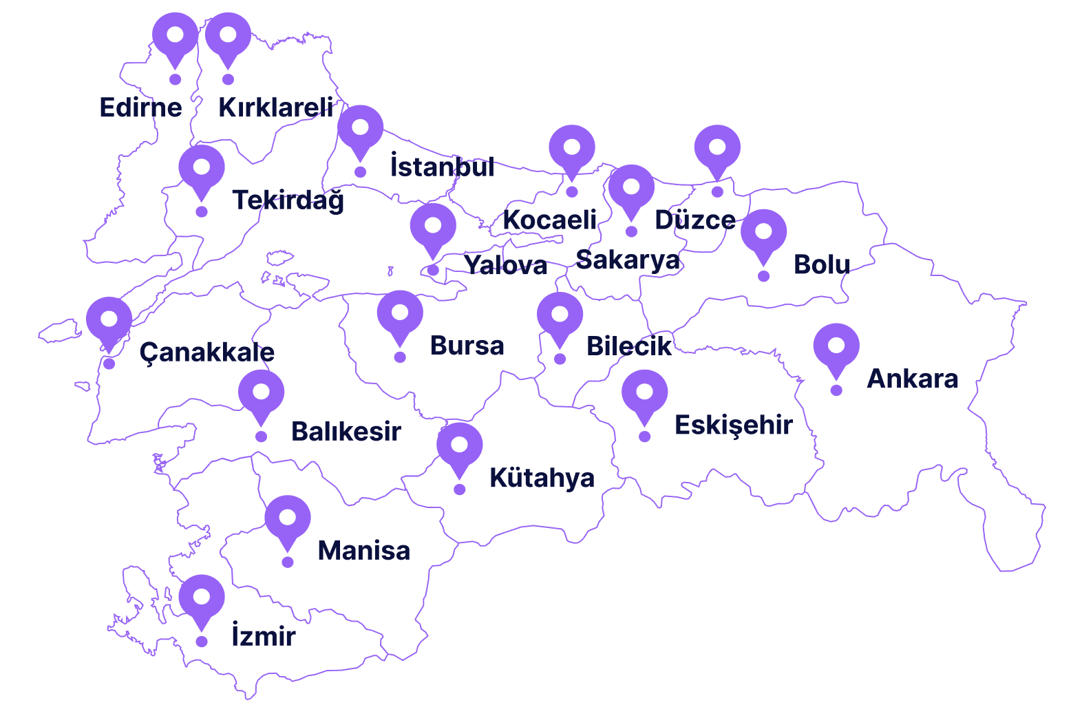 KİRALARSIN ŞİMDİ 18 ŞEHİRDE!